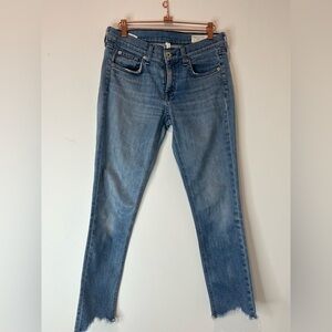 RAG N BONE - Modele Dre Capri Denim Jeans Size 25